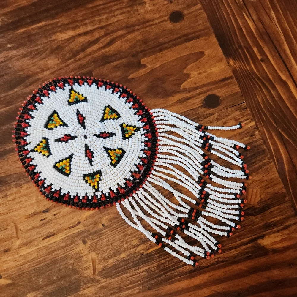 NWOT Navajo Native American Hand‎ Beaded Barrette